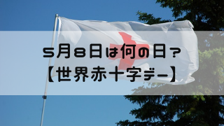 5月8日 今日は何の日 世界赤十字デー 嵐ねずみのブログ